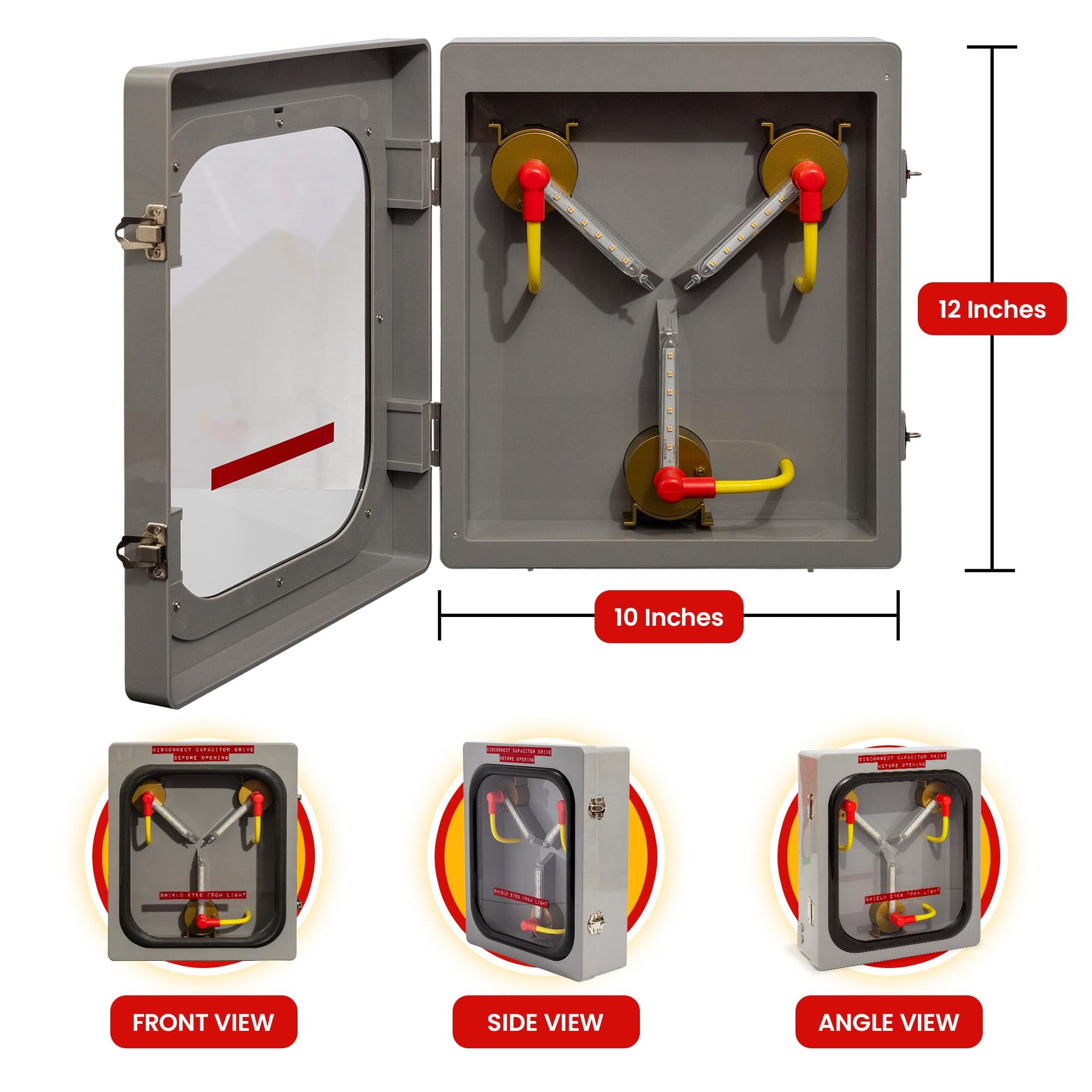 Back To The Future Life-Size 1/1 Scale Flux Capacitor Replica 12-Inch LED Mood Light