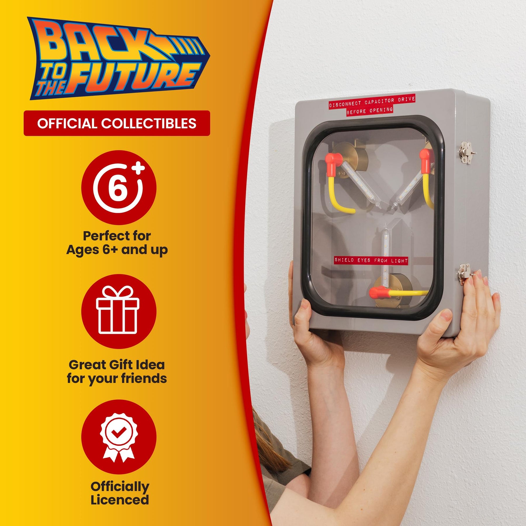 Back To The Future Life-Size 1/1 Scale Flux Capacitor Replica 12-Inch LED Mood Light