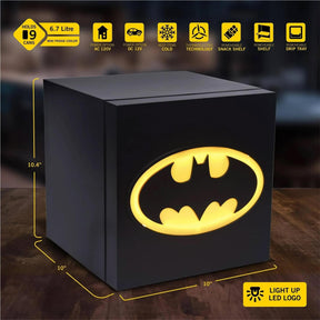 DC Comics Batman Logo 6.7L Thermoelectric Cooler | Holds 9 Soda Cans