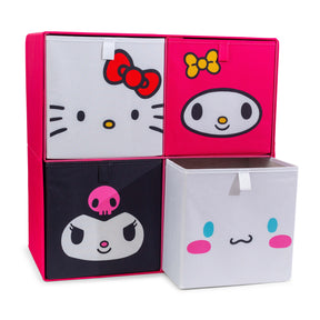 Sanrio Hello Kitty and Friends 11-Inch Storage Bins | Set of 4