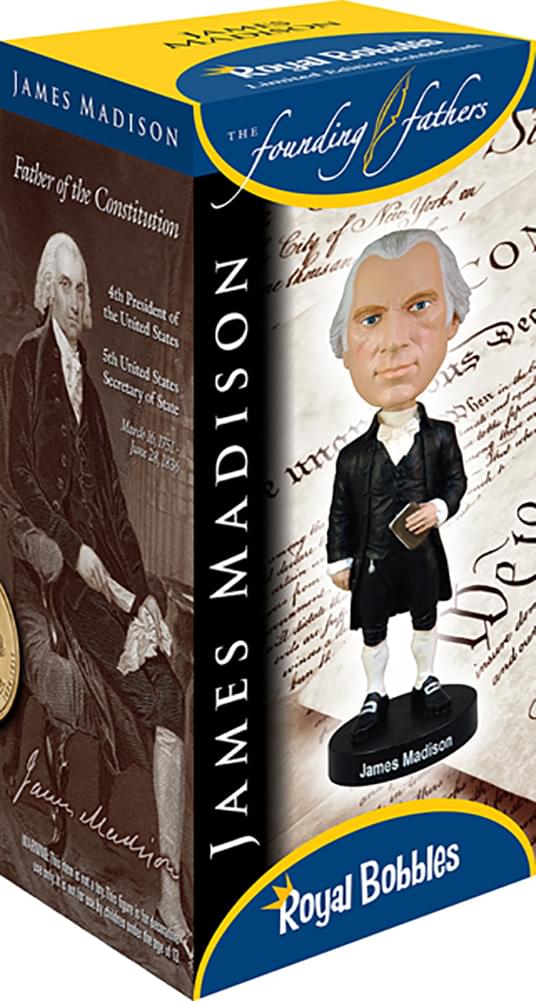 Royal Bobbles James Madison Founding Fathers Bobblehead