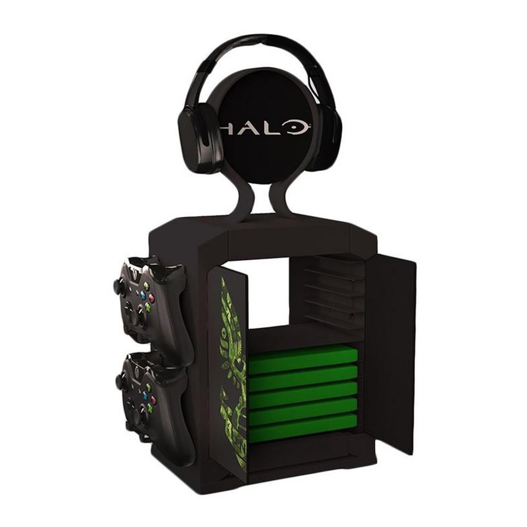 Halo Game Locker, Controller Holder, and Headset Stand