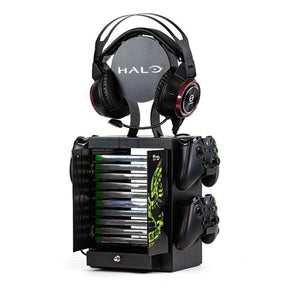 Halo Game Locker, Controller Holder, and Headset Stand