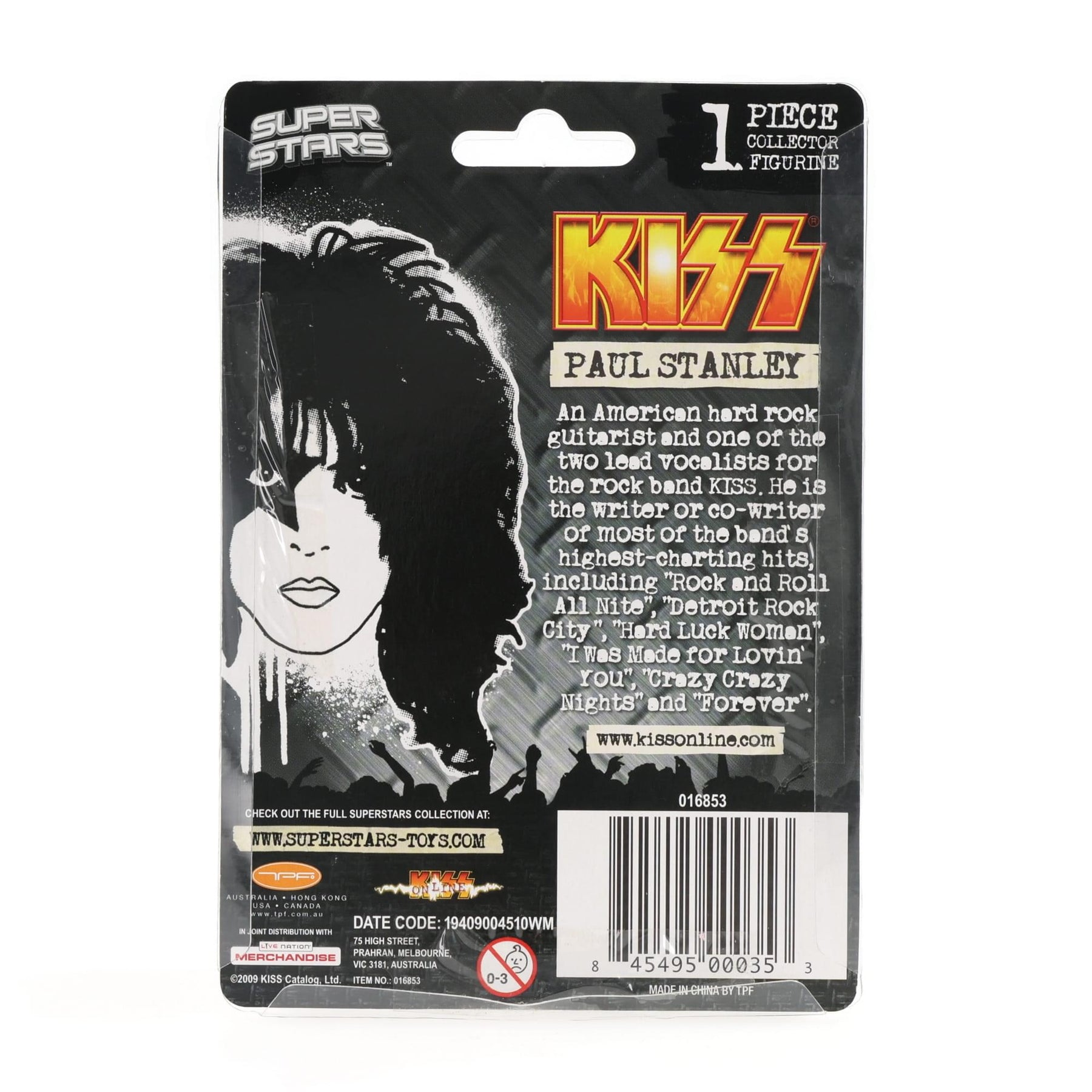 Kiss Paul Stanley The Starchild 4.5" Action Figure