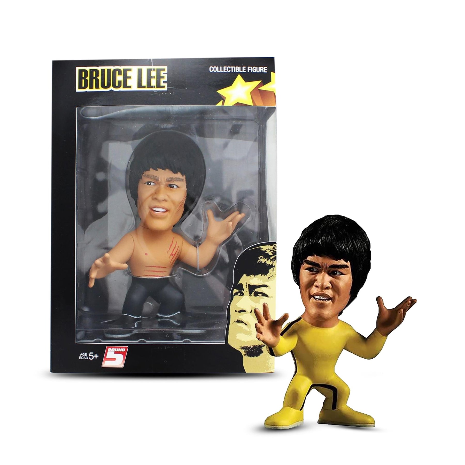 Bruce Lee Enter The Dragon 5" Vinyl Figure Set Of 2