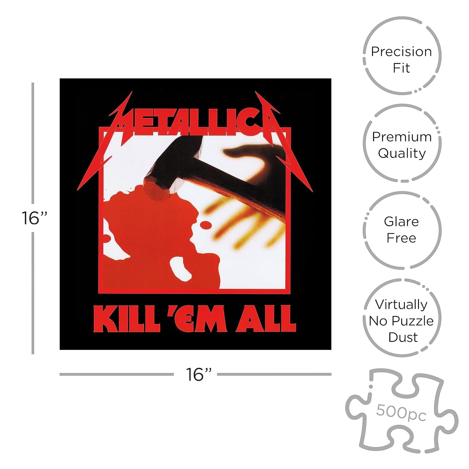 Metallica Kill Em All 500 Piece Jigsaw Puzzle