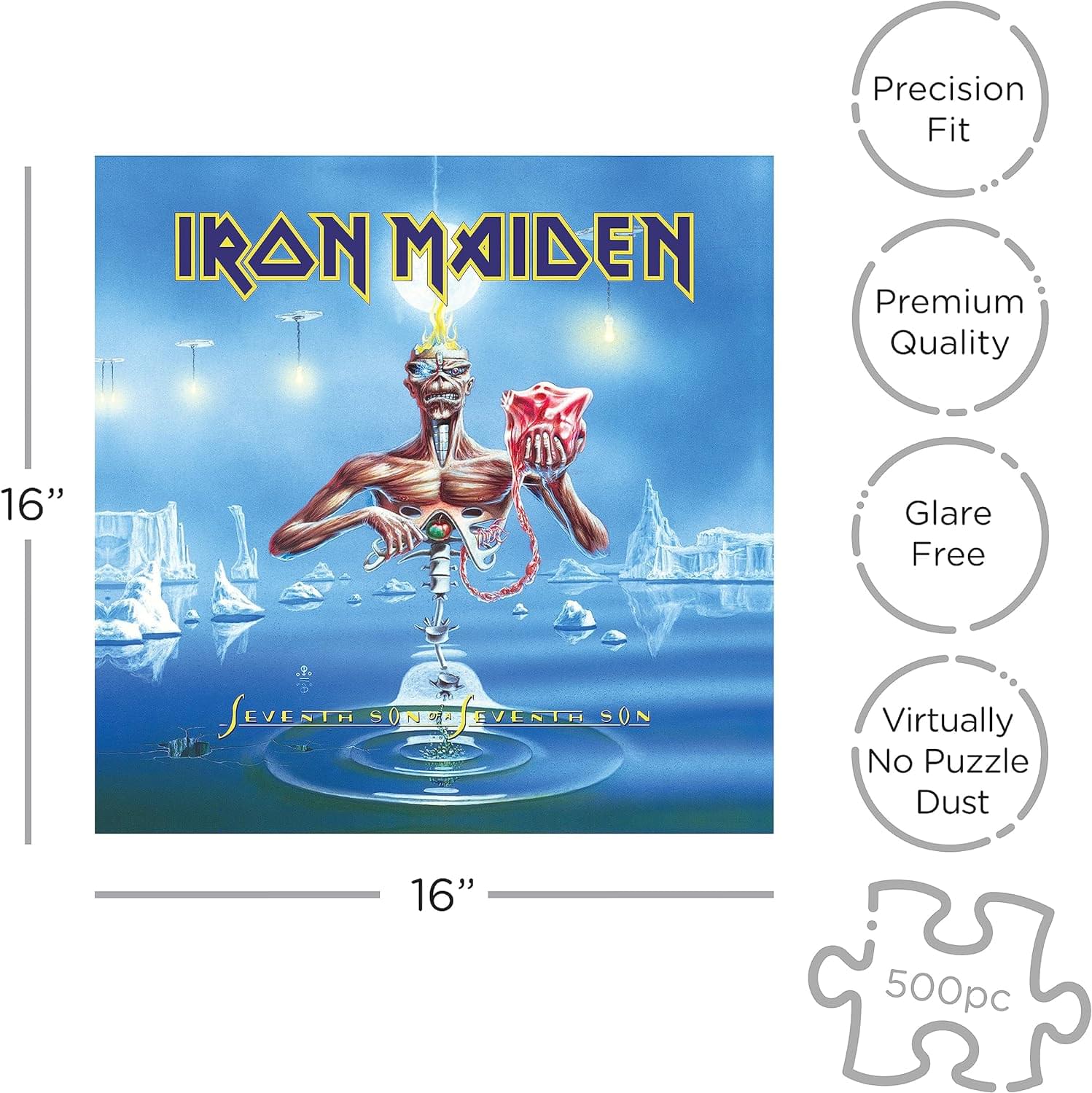 Iron Maiden Seventh Son Of A Seventh Son 500 Piece Jigsaw Puzzle