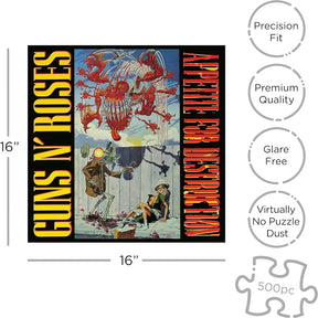 Guns N Roses Appetite For Destruction 1 500 Piece Jigsaw Puzzle