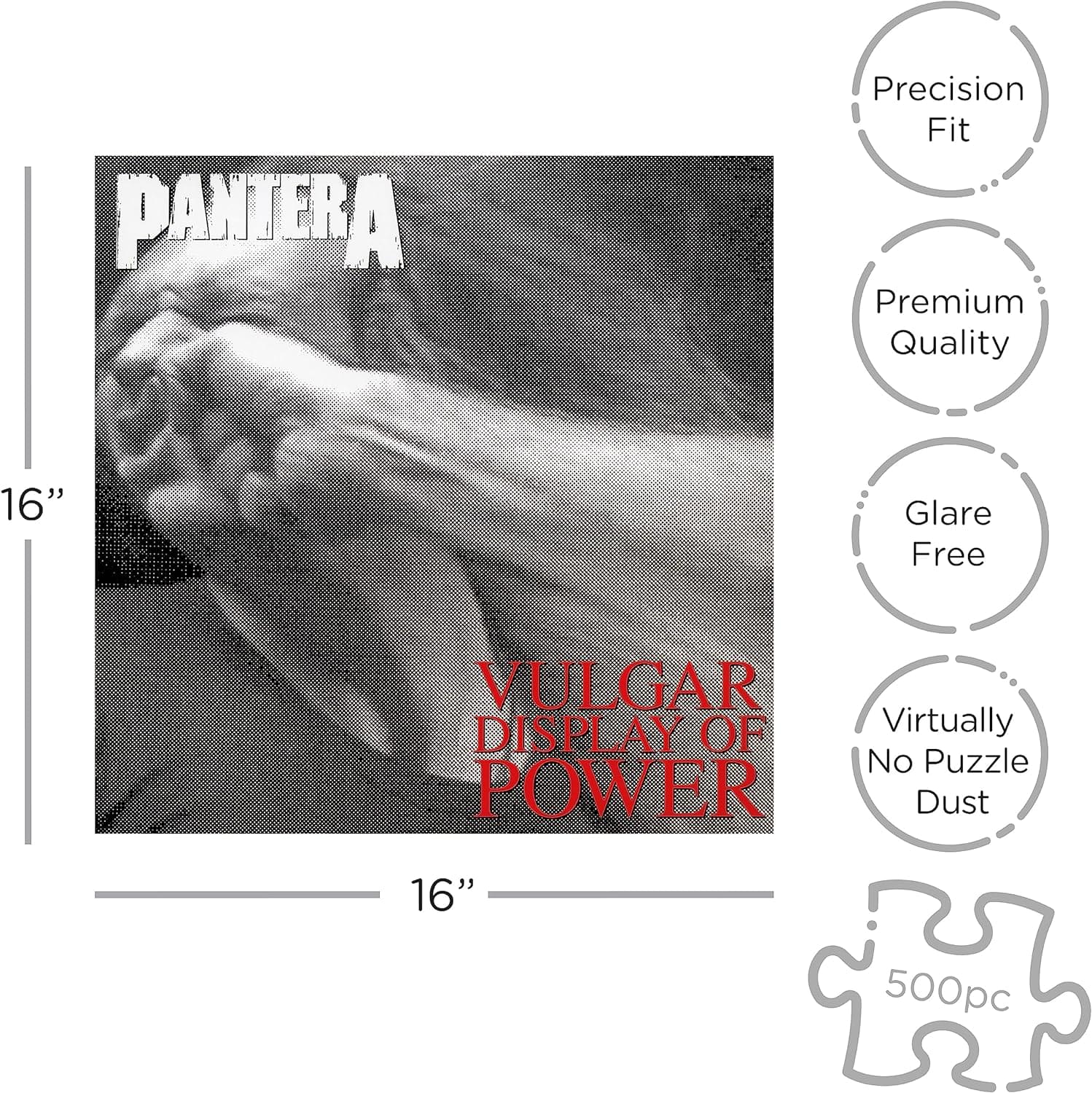 Pantera Vulgar Display Of Power 500 Piece Jigsaw Puzzle