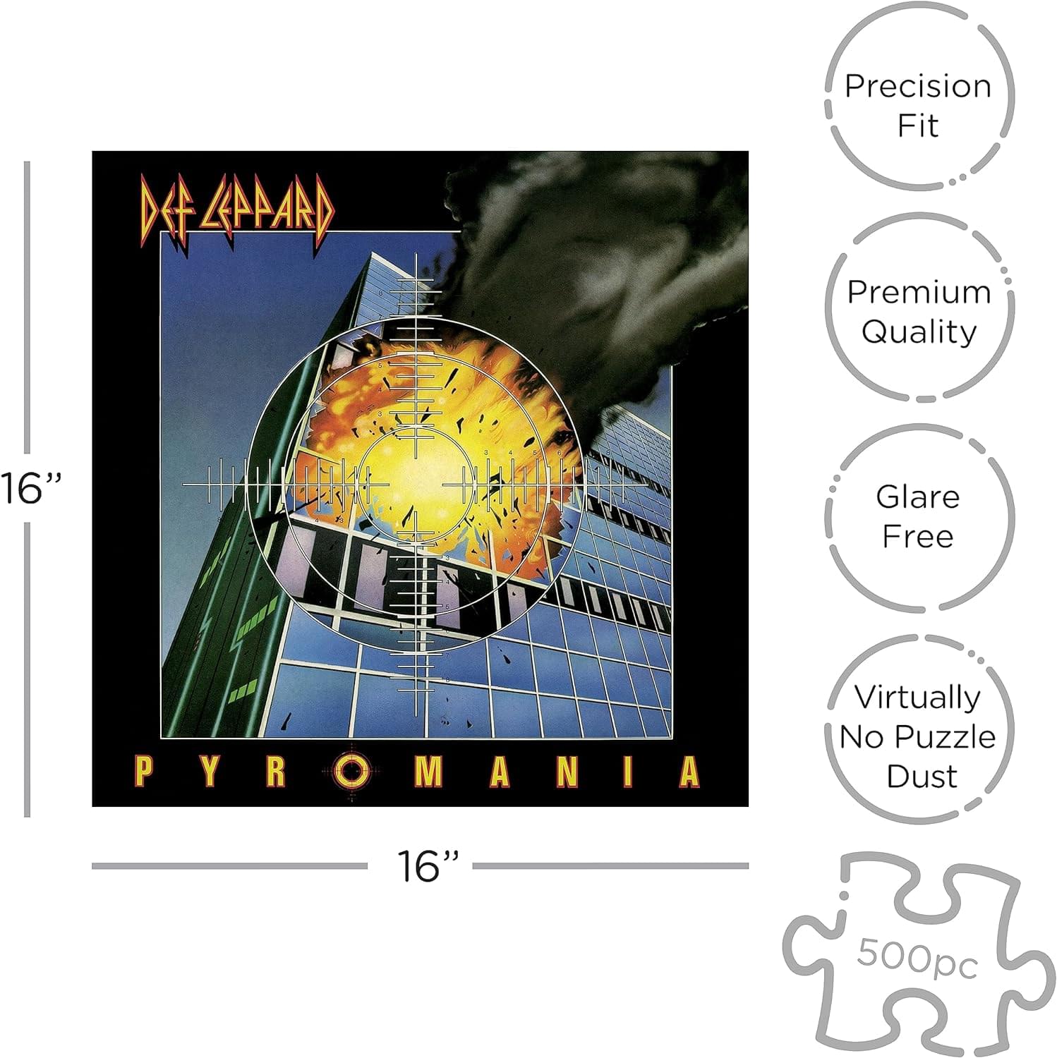 Def Leppard Pyromania 500 Piece Jigsaw Puzzle