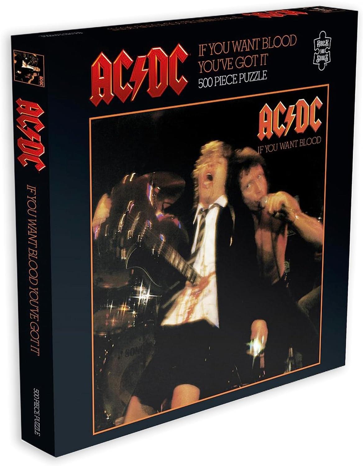 AC/DC If You Want Blood 500 Piece Jigsaw Puzzle