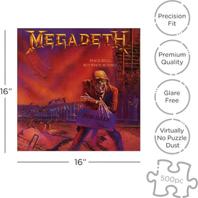 Megadeth Peace Sells But Whos Buying 500 Piece Jigsaw Puzzle