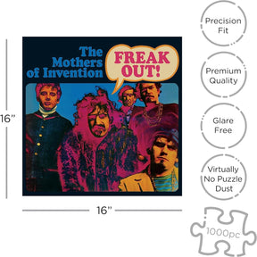 Frank Zappa Freak Out 1000 Piece Jigsaw Puzzle