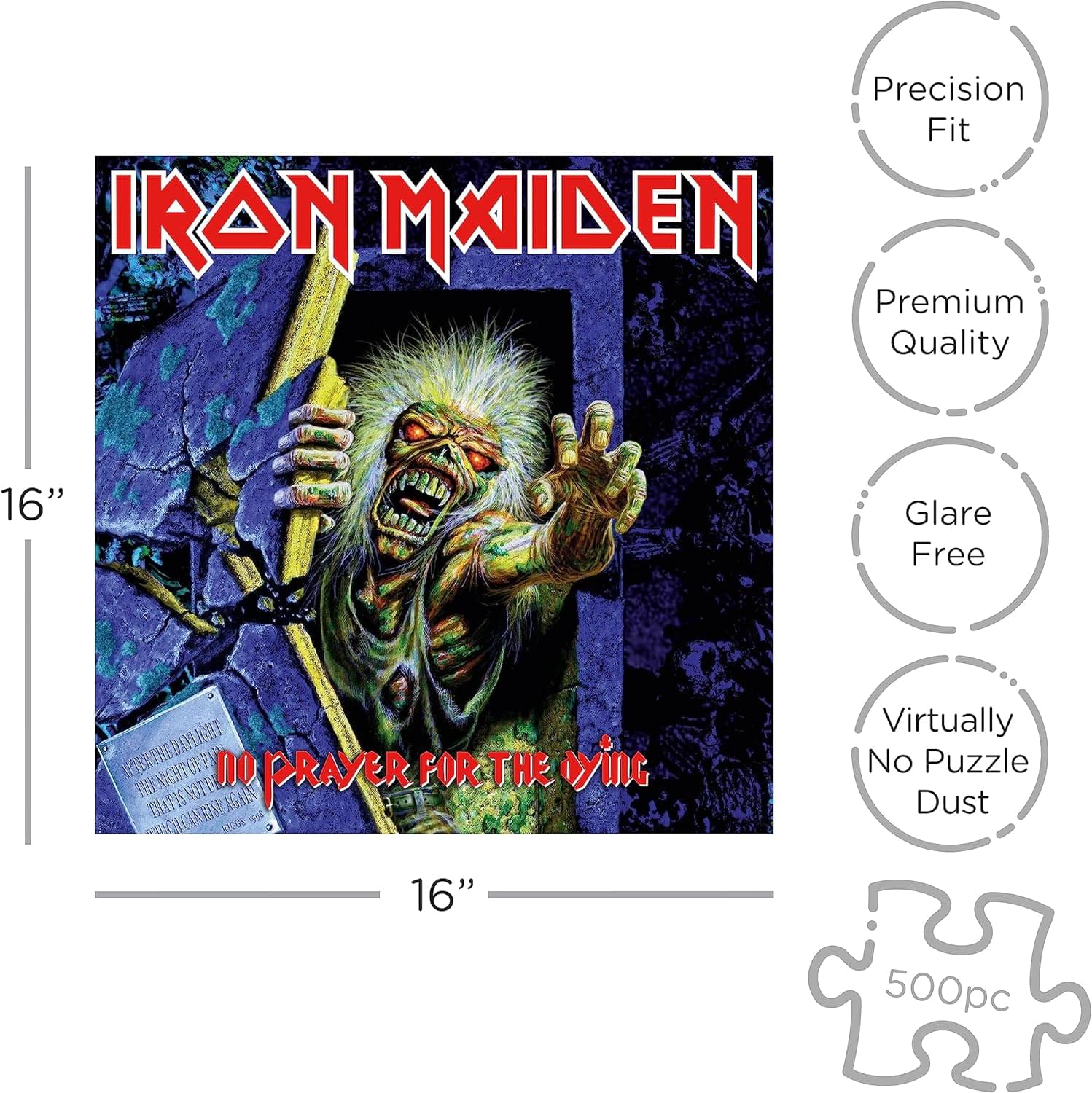 Iron Maiden No Prayer For The Dying 500 Piece Jigsaw Puzzle