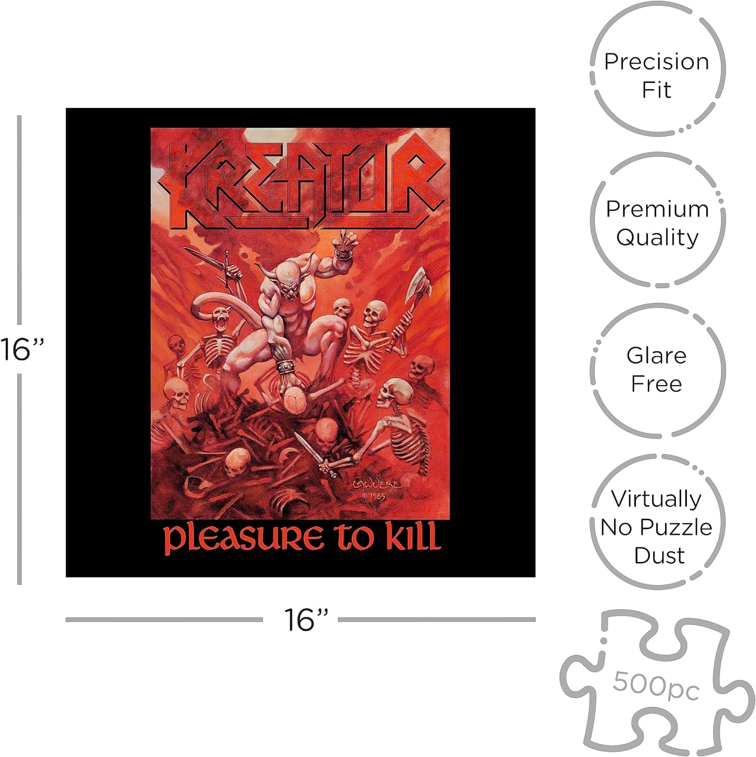 Kreator Pleasure To Kill 500 Piece Jigsaw Puzzle