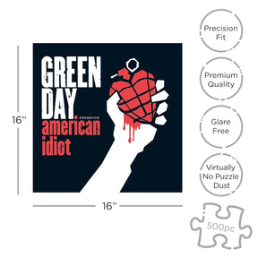 Green Day American Idiot 500 Piece Jigsaw Puzzle