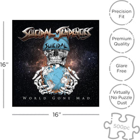 Suicidal Tendencies World Gone Mad 500 Piece Jigsaw Puzzle