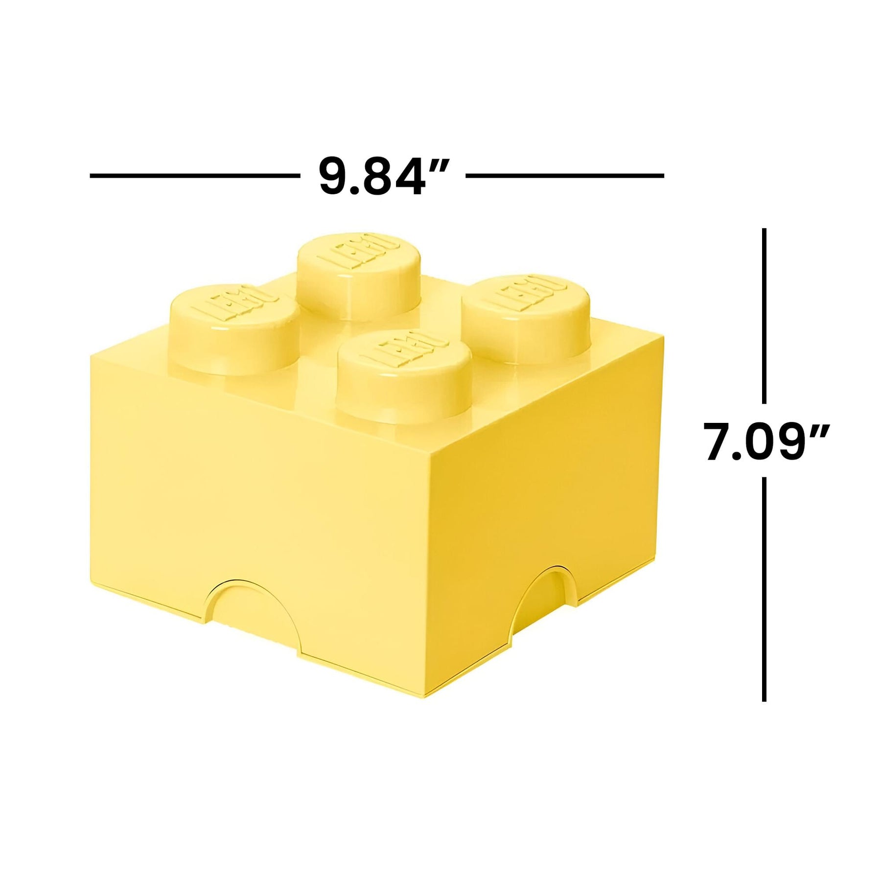 LEGO Storage Brick 4, Cool Yellow