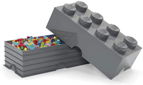 LEGO Storage Brick 8 | Dark Stone Grey