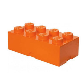 LEGO Storage Brick 8, Bright Orange