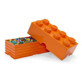 LEGO Storage Brick 8, Bright Orange