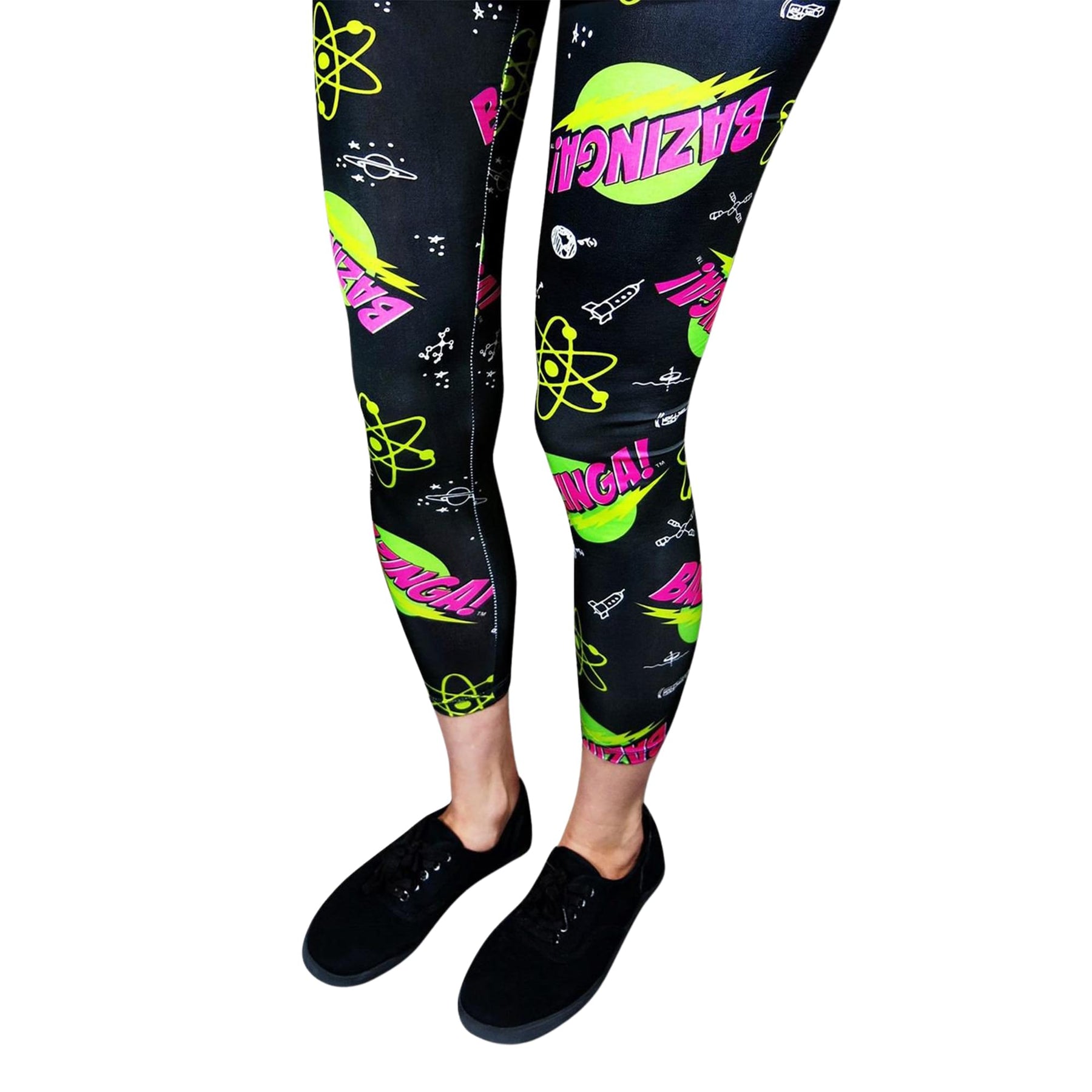 Big Bang Theory Braniac Bazinga Leggings Adult