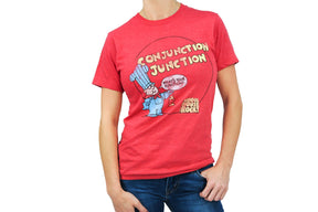 Schoolhouse Rock! “Conjunction Junction” Adult T-Shirt - Red