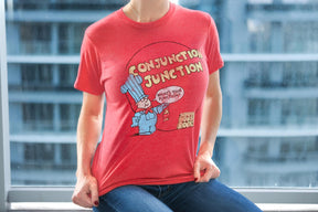 Schoolhouse Rock! “Conjunction Junction” Adult T-Shirt - Red