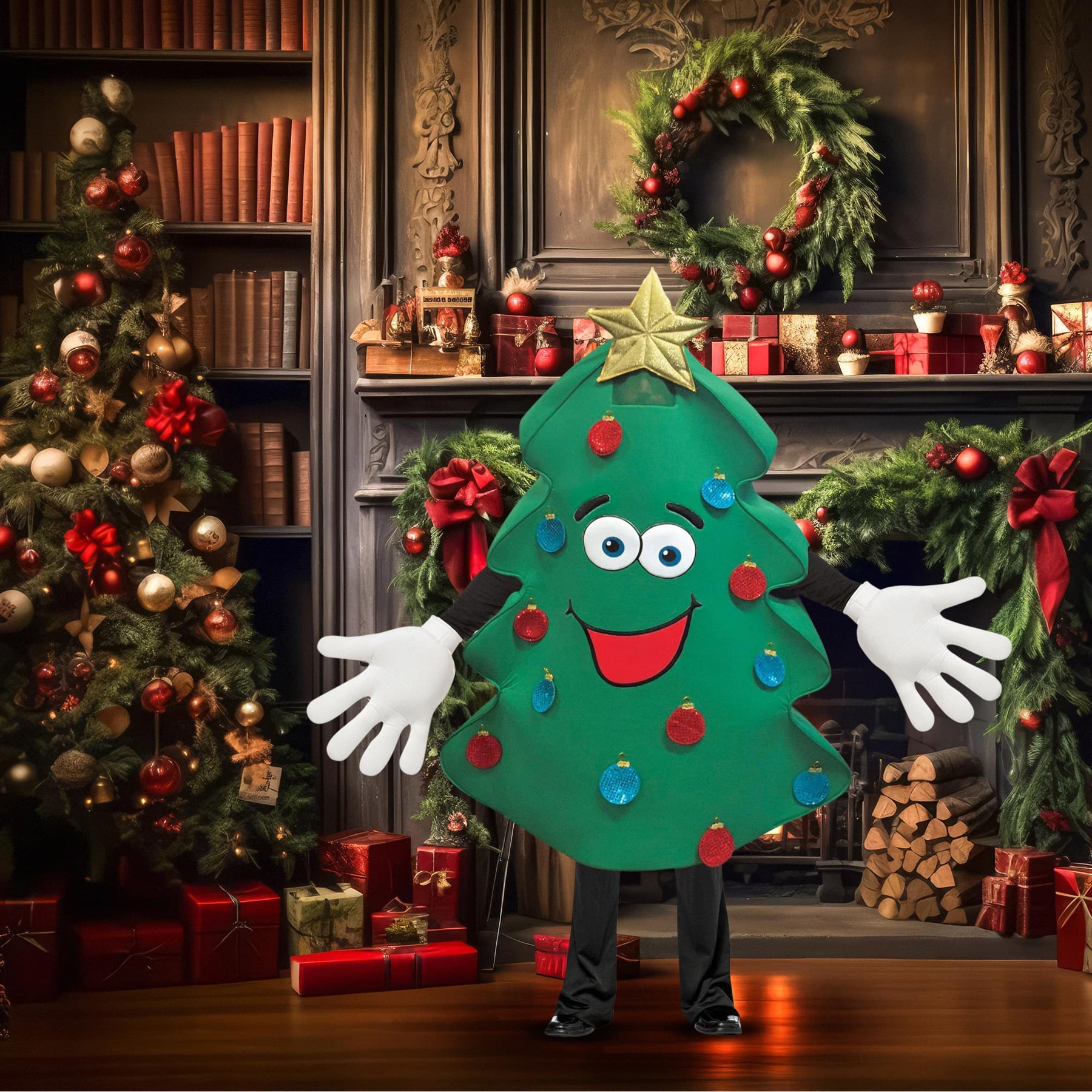 Christmas Tree Waver Adult Costume