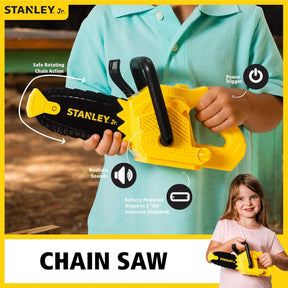 Stanley Jr. Battery Operated Toy Small Blade Chainsaw