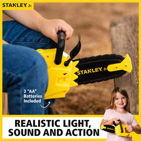 Stanley Jr. Battery Operated Toy Small Blade Chainsaw