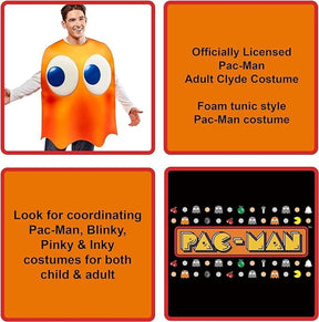 Pac-Man Clyde Ghost Adult Costume | One Size