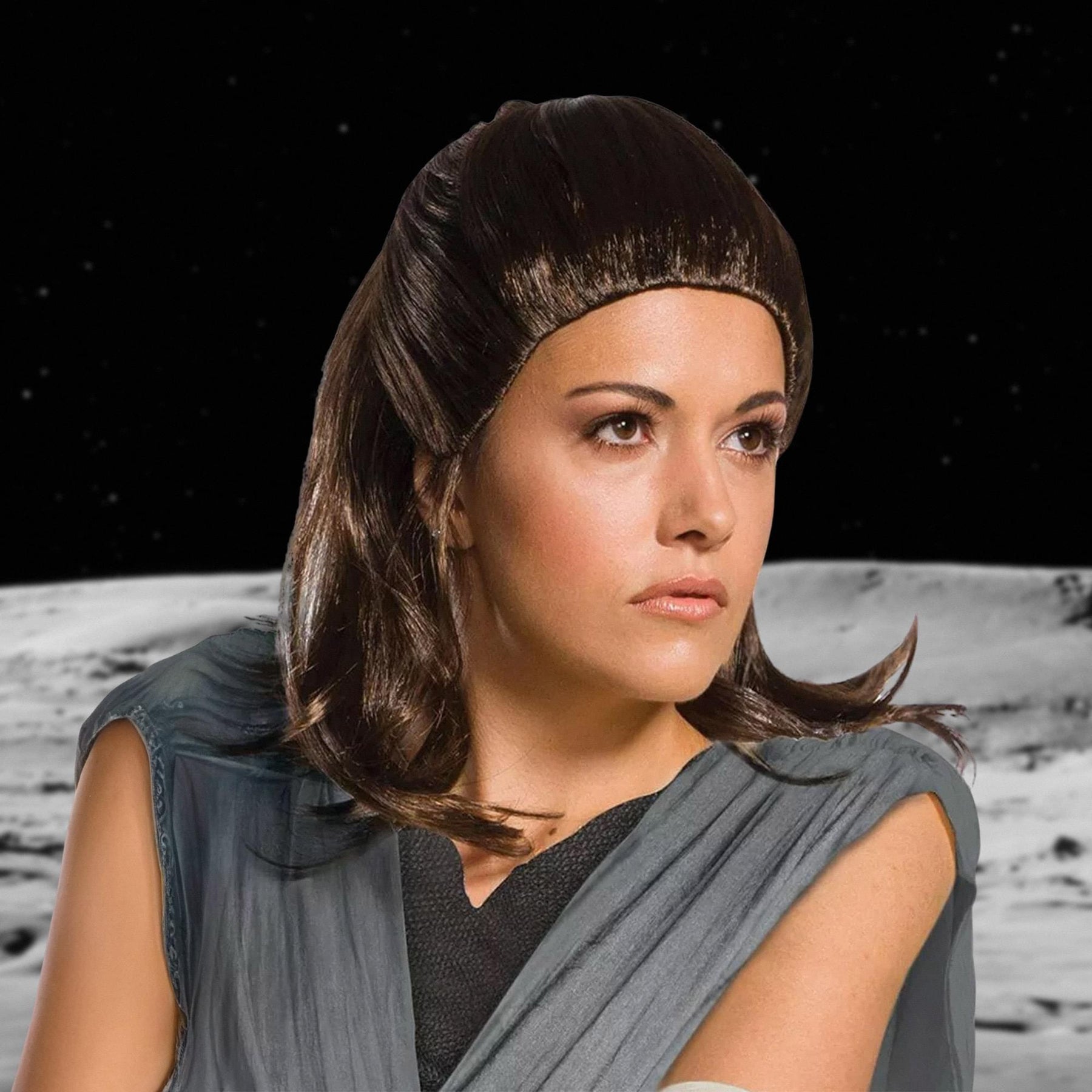 Star Wars: The Last Jedi Rey Adult Costume Wig