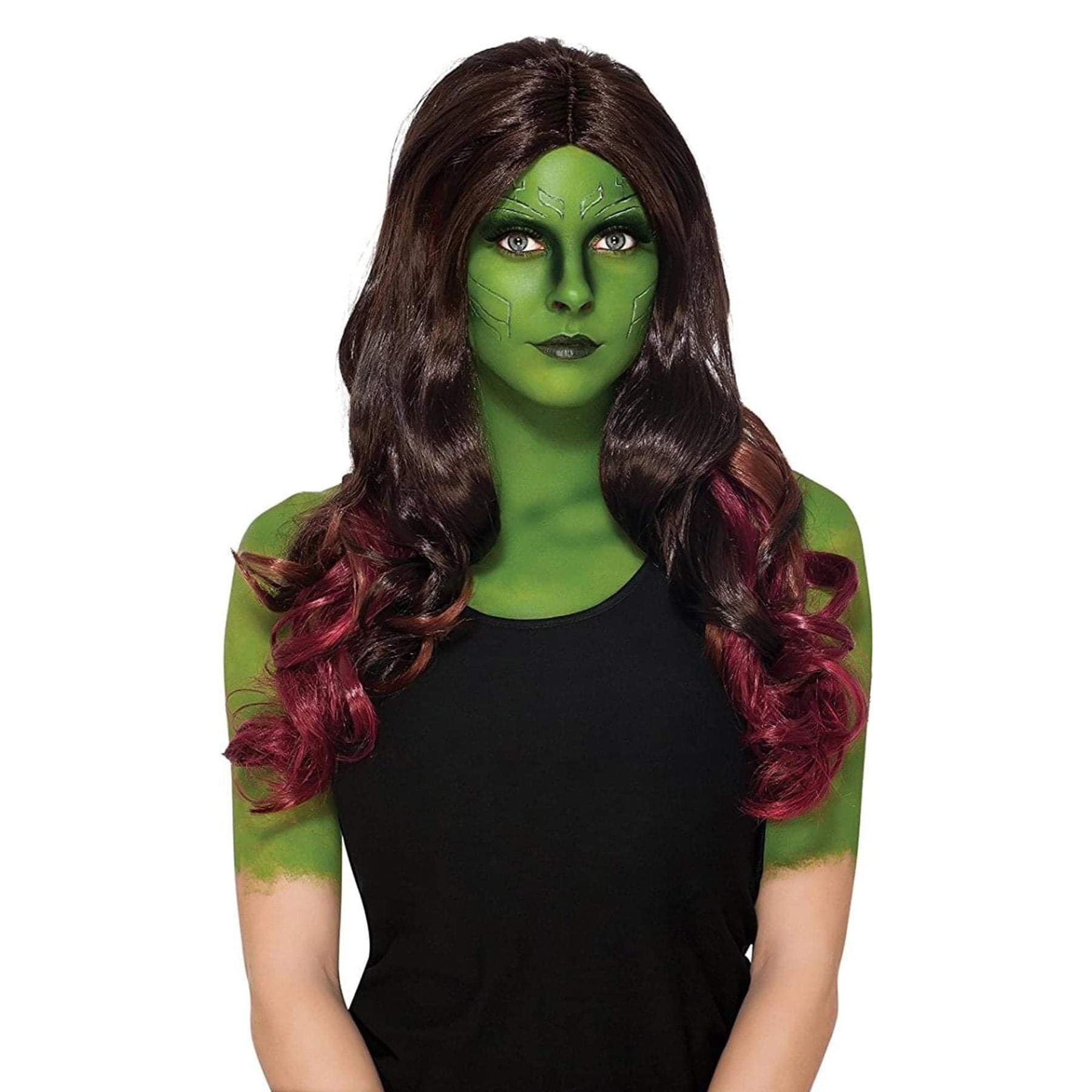 Guardians of the Galaxy Vol 2 Gamora Wig Adult Costume Accessory