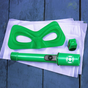 DC Comics Green Lantern Mask, Flashlight, and Ring Costume Kit | Damaged Package