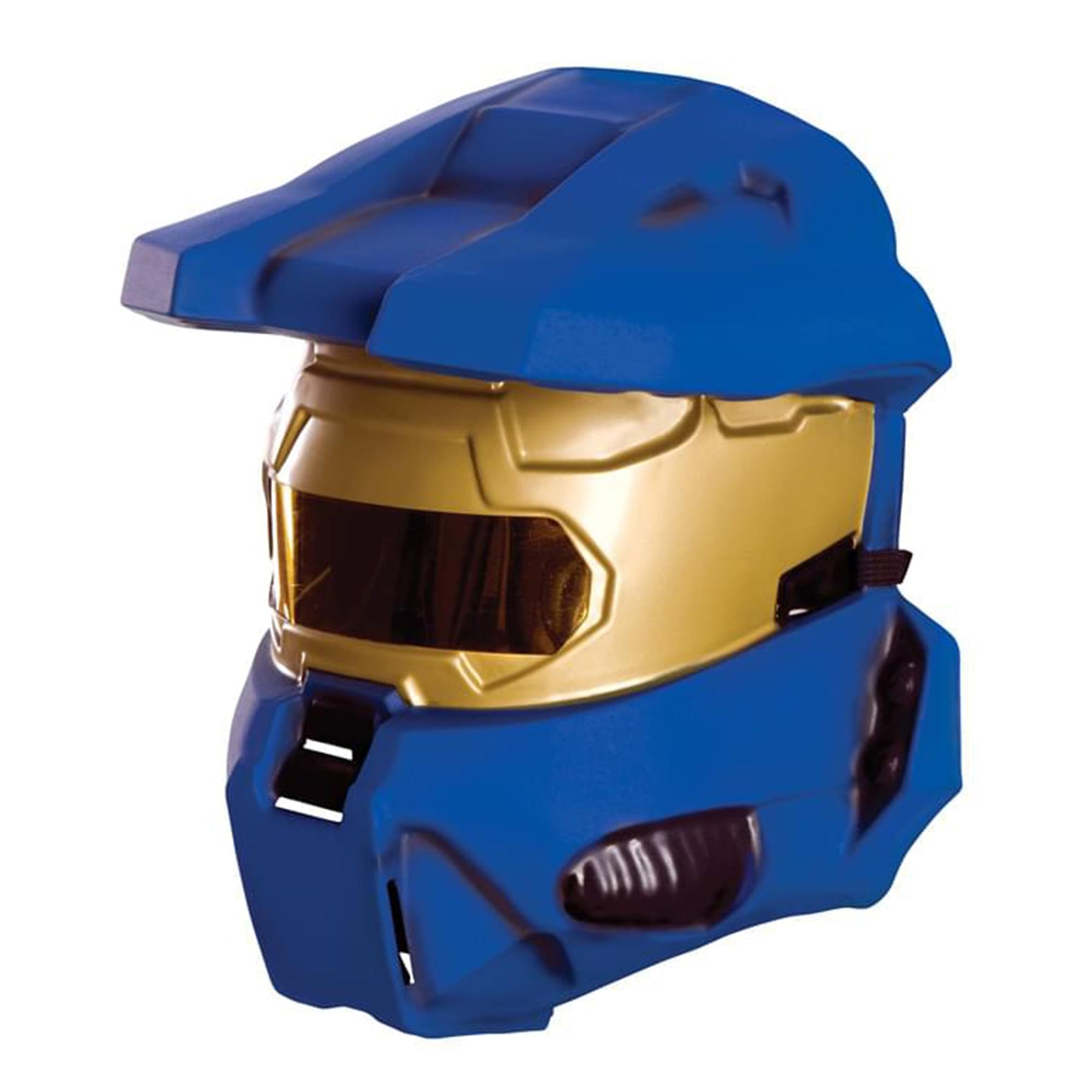 Halo Blue Spartan Costume Half Mask Adult