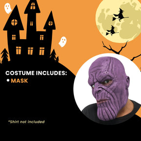 Marvel Avengers: Infinity War Thanos Adult Overhead Latex Costume Mask