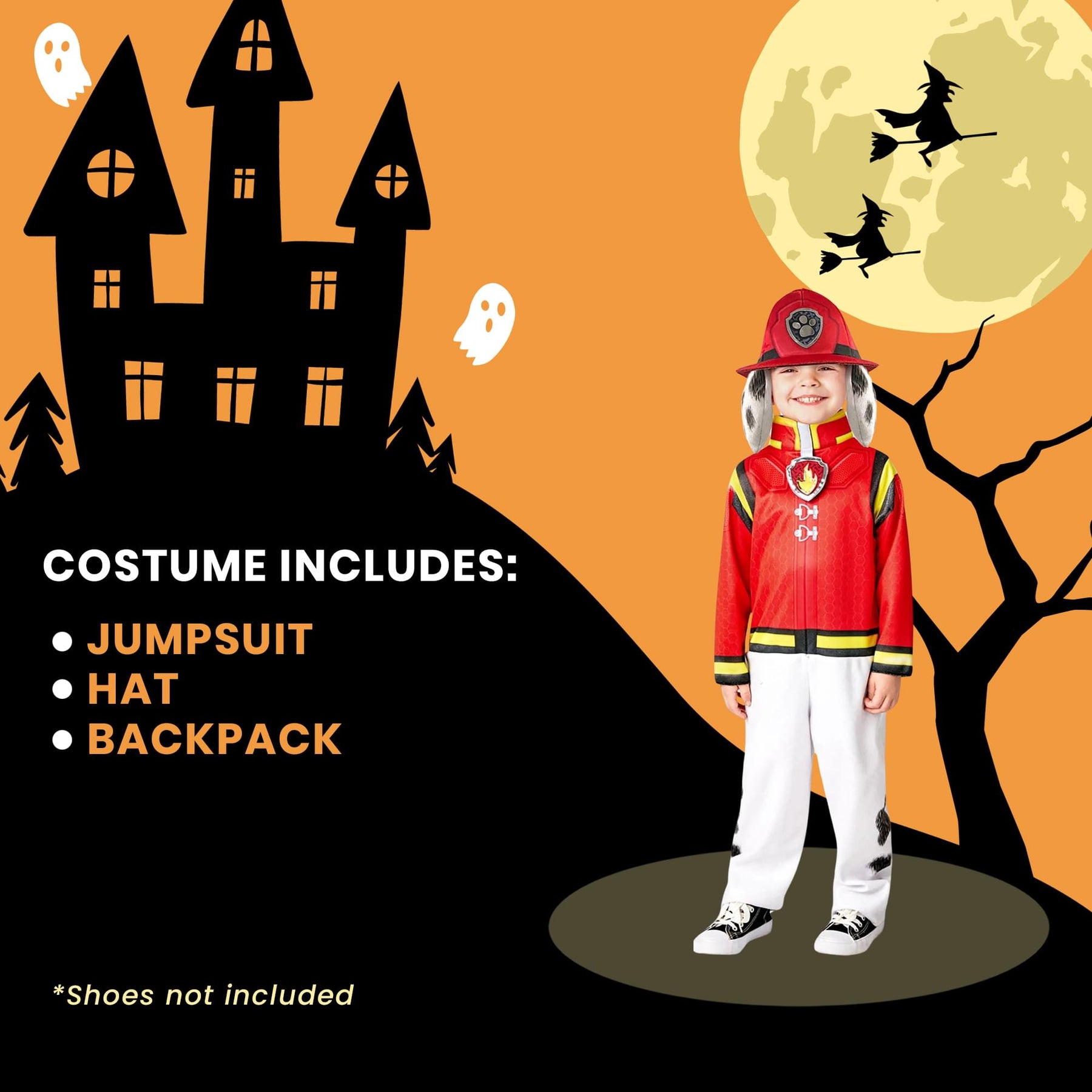 Paw Patrol The Movie Marshall Child Costume