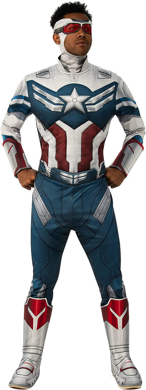 Marvel Falcon Captain America Deluxe Mens Costume