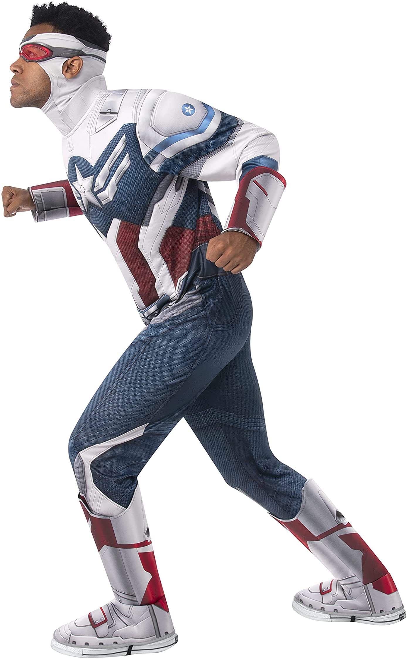 Marvel Falcon Captain America Deluxe Mens Costume