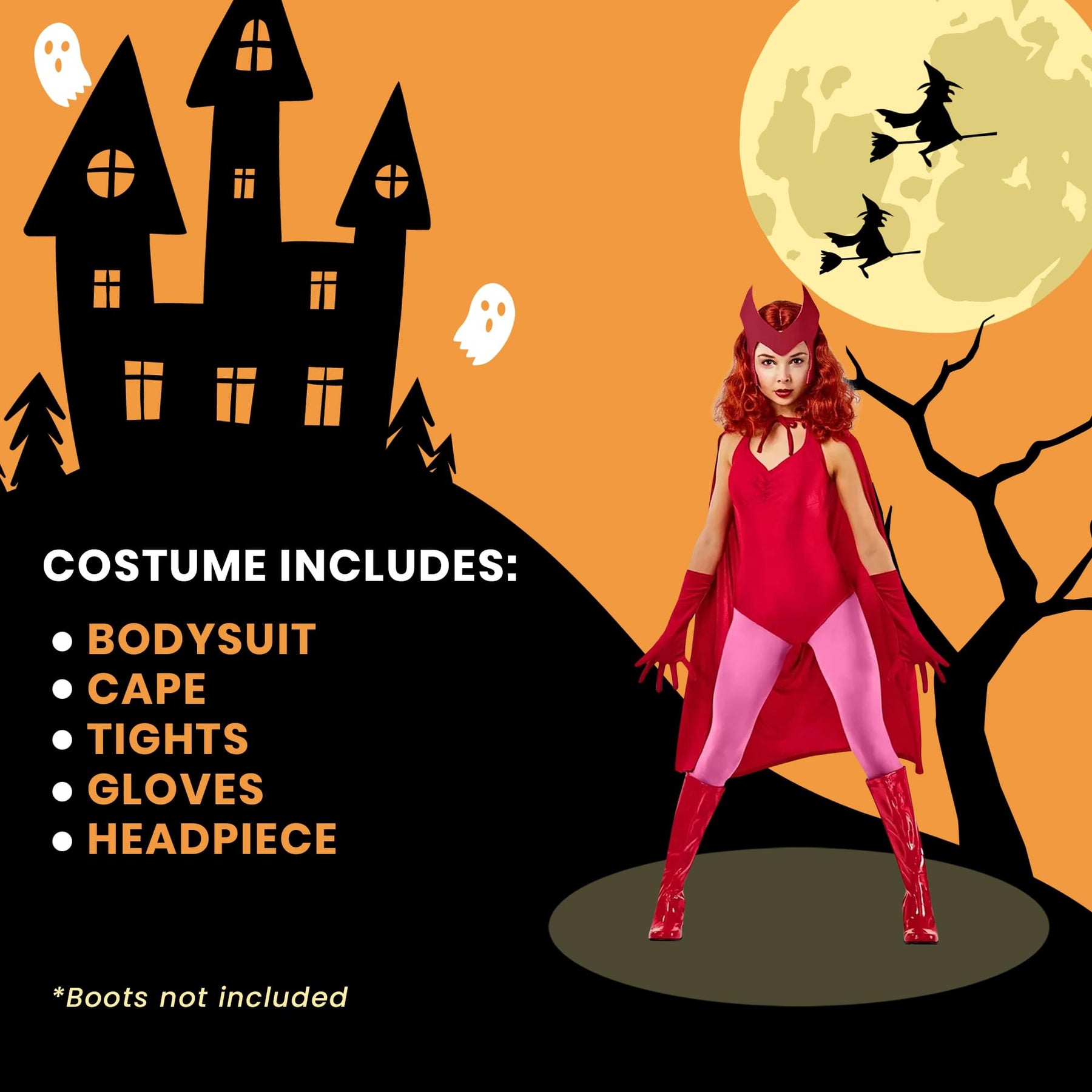 Marvel WandaVision Deluxe Scarlet Witch Adult Costume