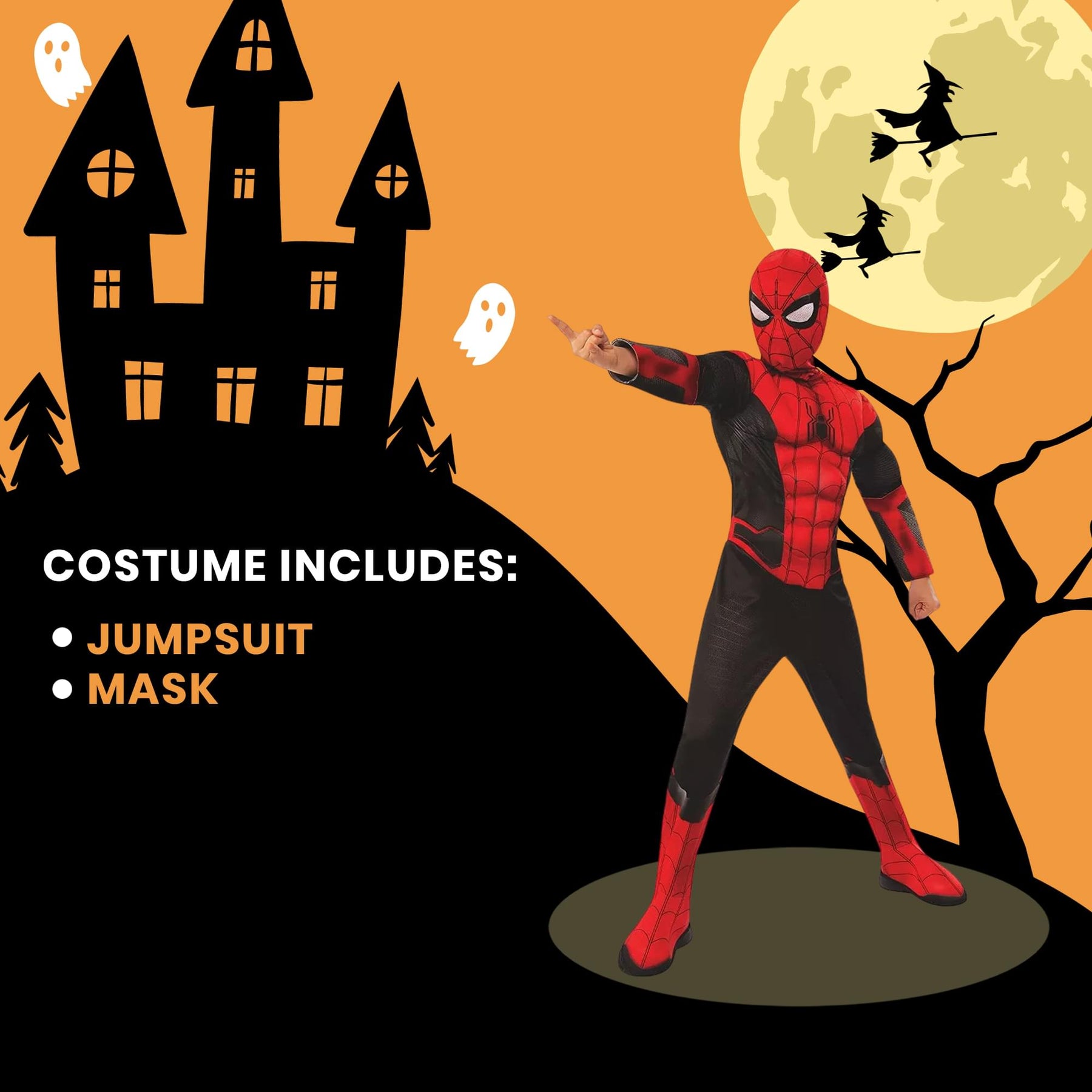 Marvel Spider-Man No Way Home Deluxe Version 3 Child Costume