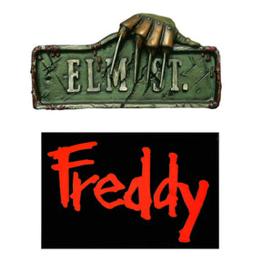 A Nightmare on Elm Street 2-Piece Halloween Sign Accessory Set