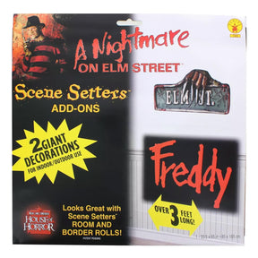 A Nightmare on Elm Street 2-Piece Halloween Sign Accessory Set