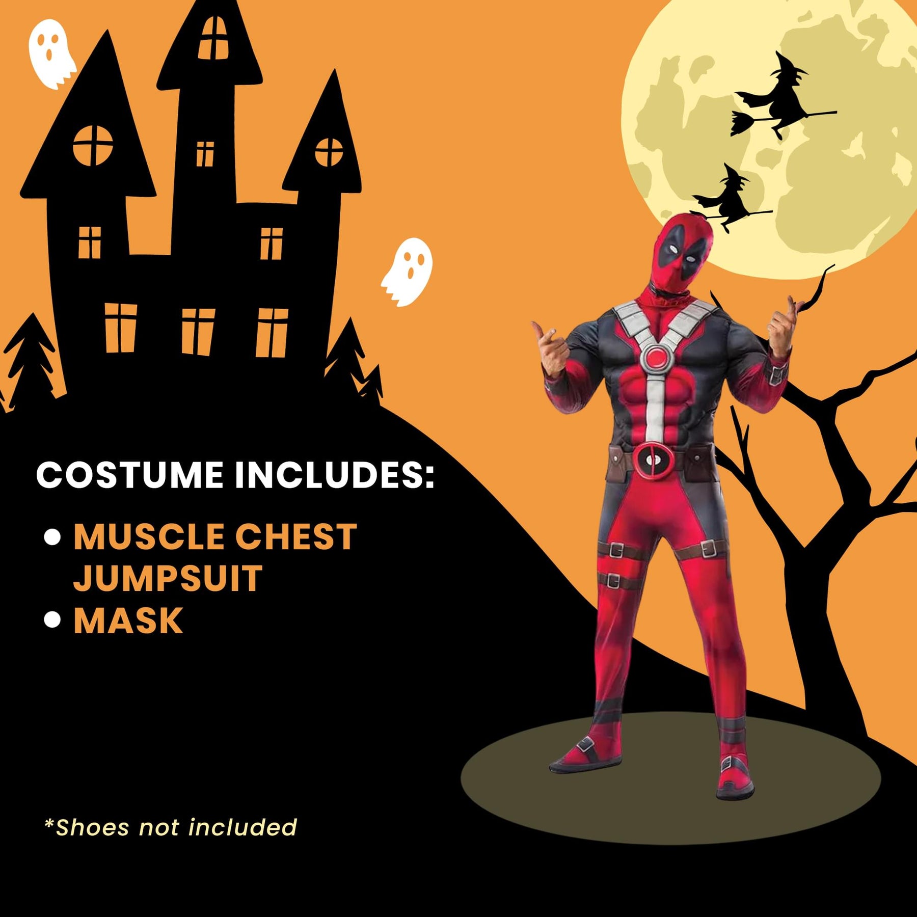 Marvel Deadpool Deluxe Costume Adult