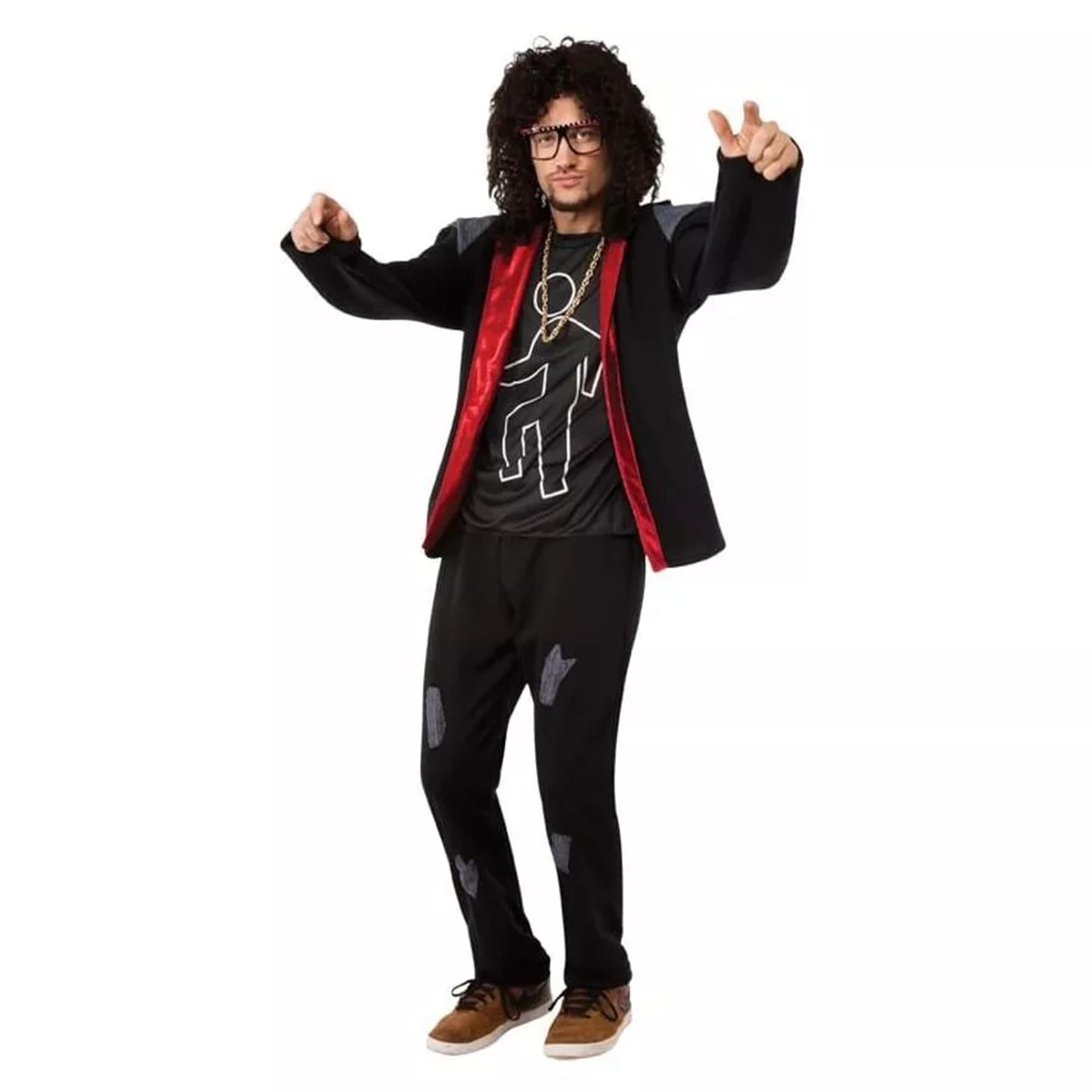 LMFAO Sky Blue Party Rock Anthem Costume Adult