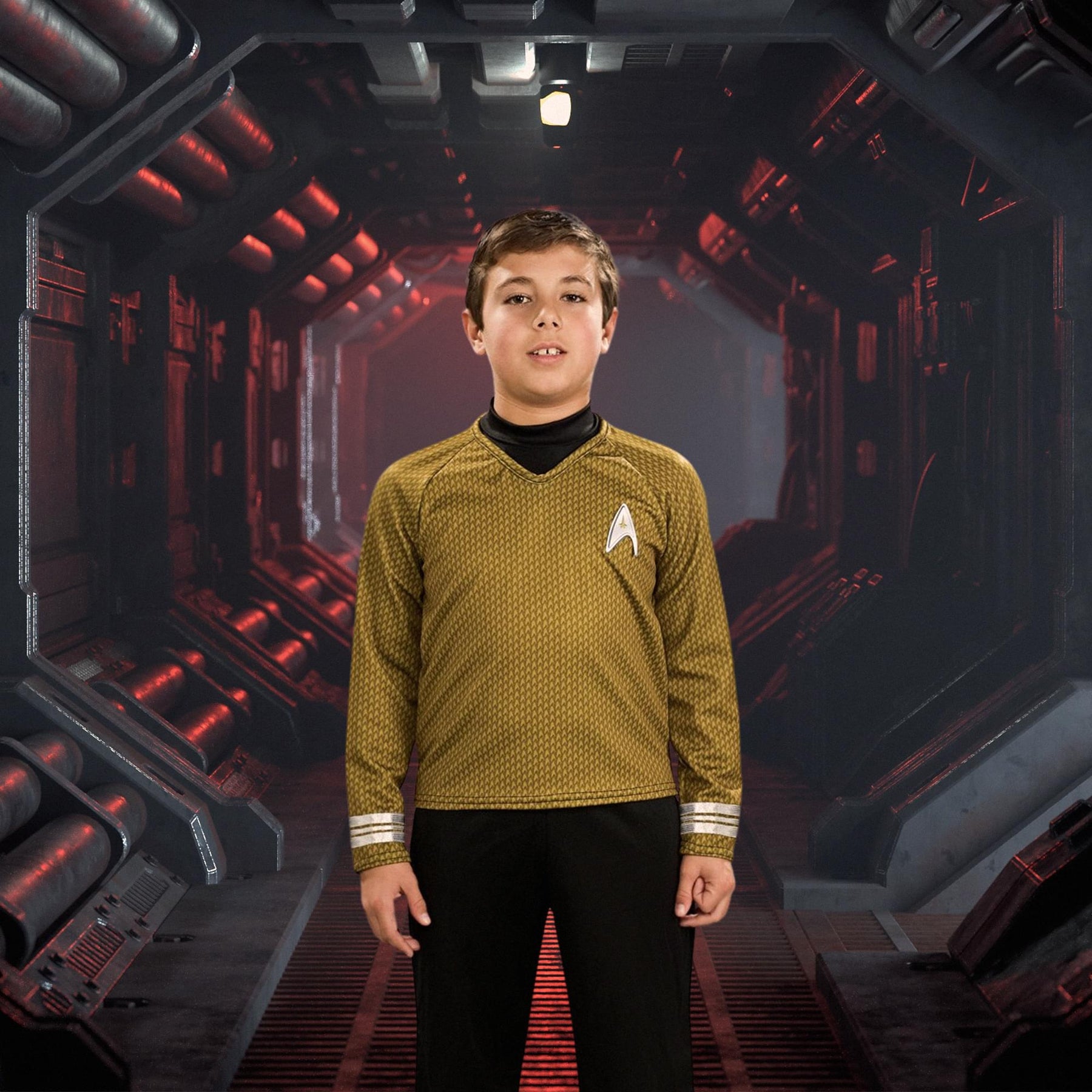 Star Trek Movie Deluxe Gold Shirt Costume Child