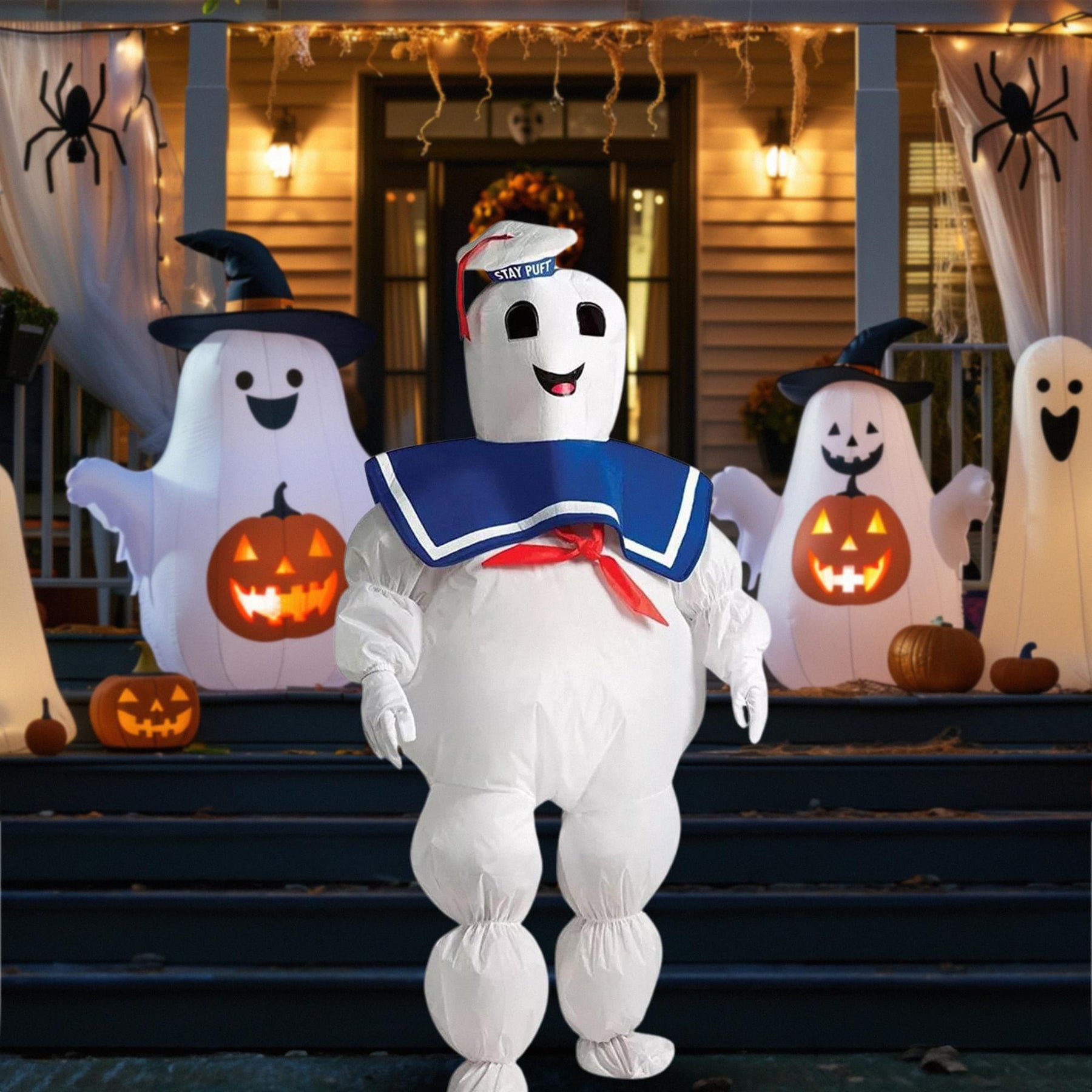 Ghostbuster's Stay Puft Child Inflatable Marshmallow Costume