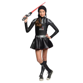 Star Wars Darth Vader Girl Dress Costume Tween