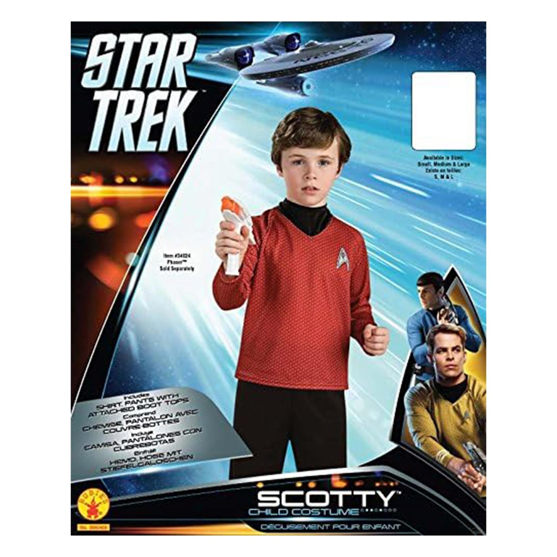 Star Trek Deluxe Scotty Costume Child